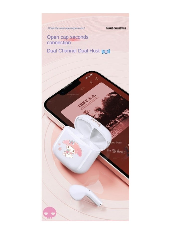 Cartoon KT Katie Bluetooth Earphones