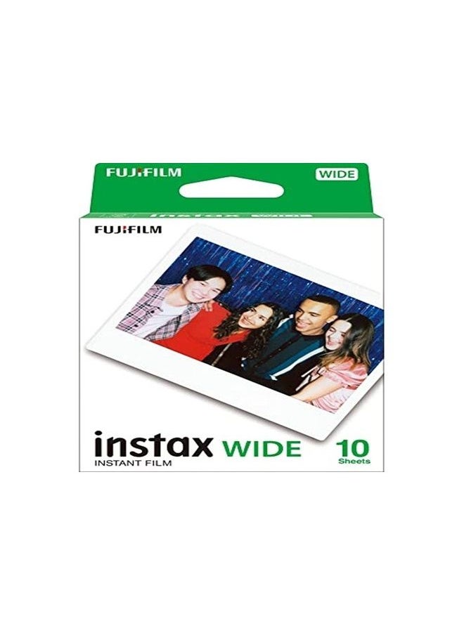 Wide Film White Border, 10 Shot Pack