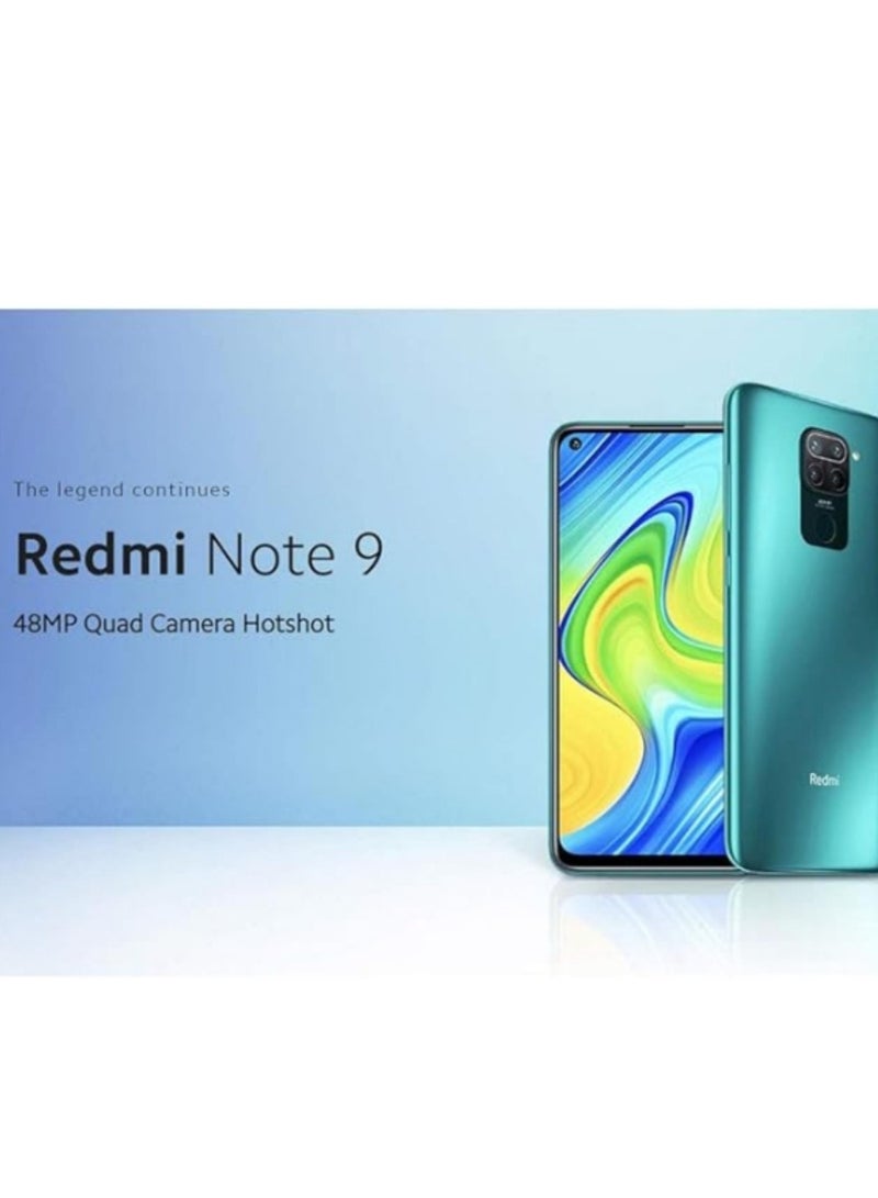 Redmi Note 9 Dual Sim Onyx Black 6GB RAM 128GB 4G LTE