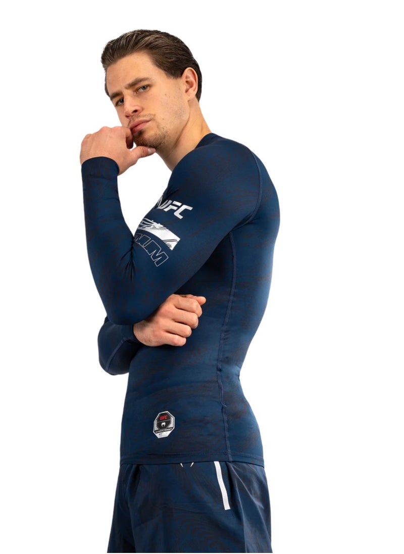 UFC FUSION BY VENUM FIRST WEEK RASHGUARDS LONG SLEEVES BLUE