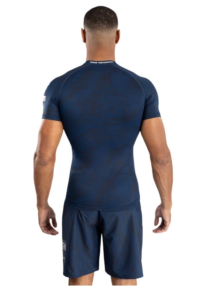 UFC FUSION BY VENUM FIRST WEEK RASHGUARDS SHORT SLEEVES BLUE
