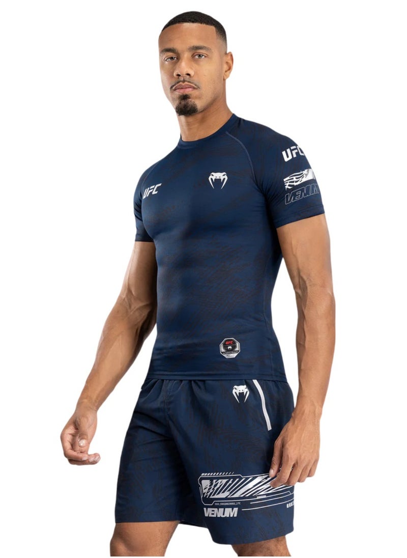 UFC FUSION BY VENUM FIRST WEEK RASHGUARDS SHORT SLEEVES BLUE