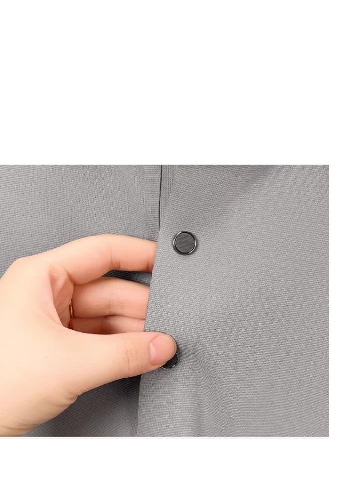 Color Blocking Loose Casual Men's Long Sleeved T-Shirt Polo Shirt