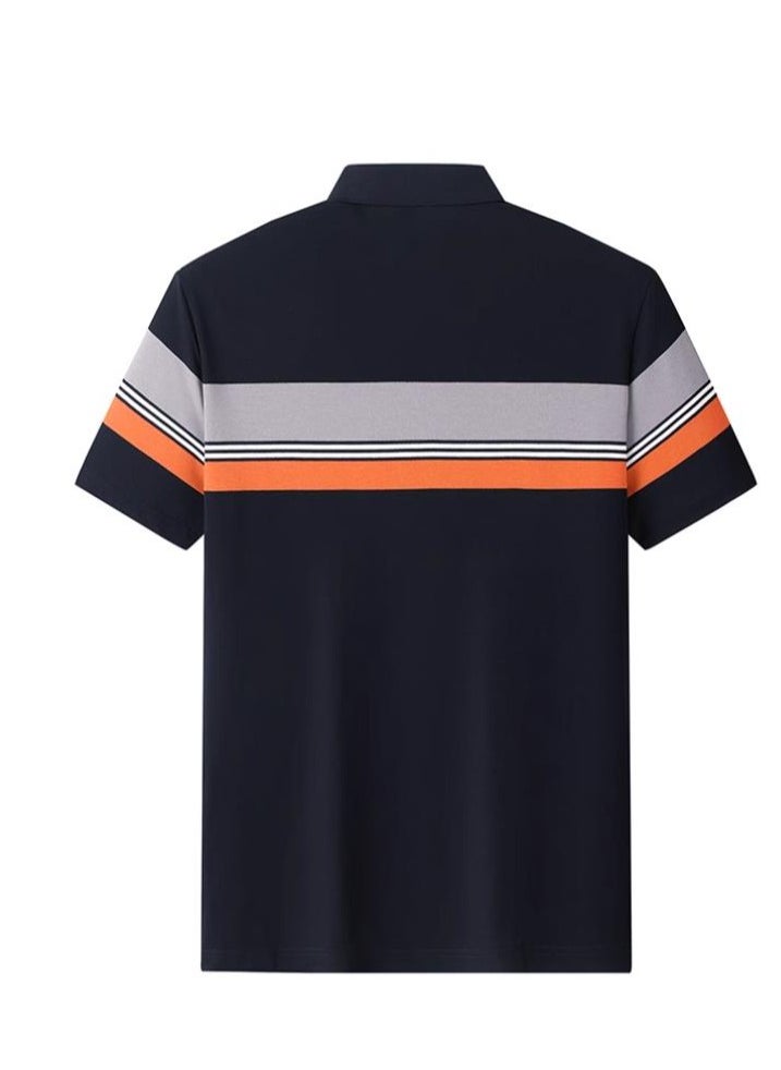 Men's Elastic Breathable Short Sleeve Polo