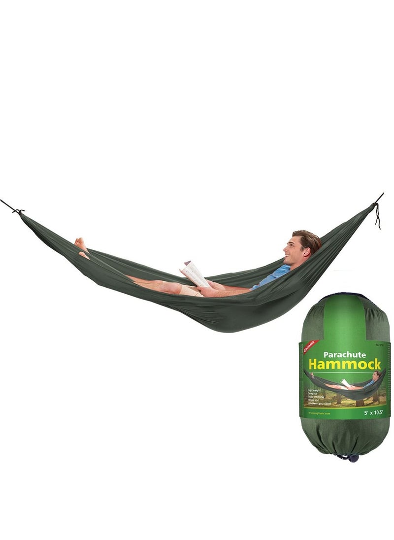 Coghlans Single Parachute Hammock Green