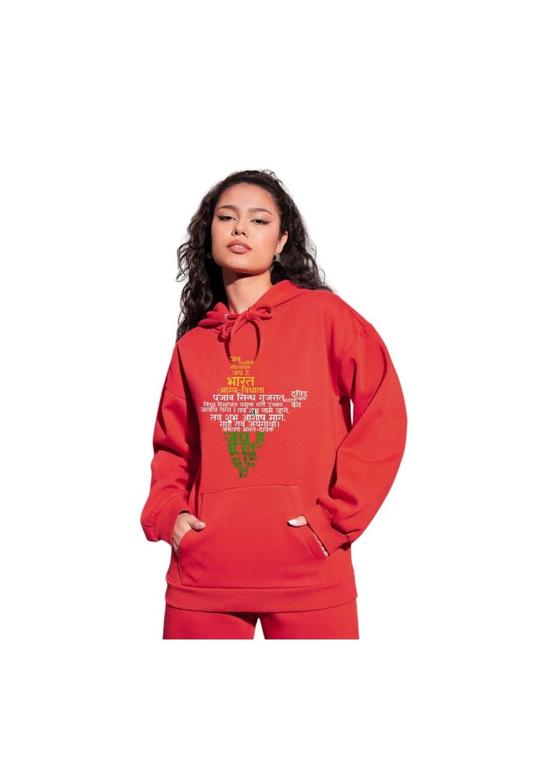 India Hoodies For Both Men And Women-Soft Cotton Pullover-Long Sleeve With Drawstring And Kangaroo Pockets-Ideal Unisex Hoodie For Indoor And Outdoor