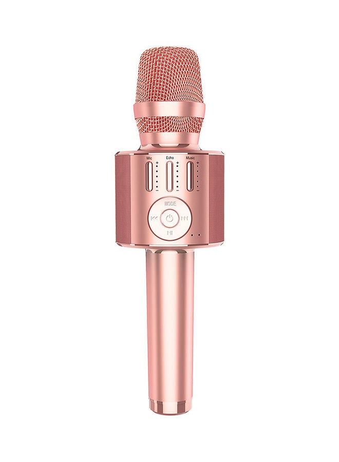 Handheld BT Wireless Mobile Phone Microphone I-7051 Rose Gold