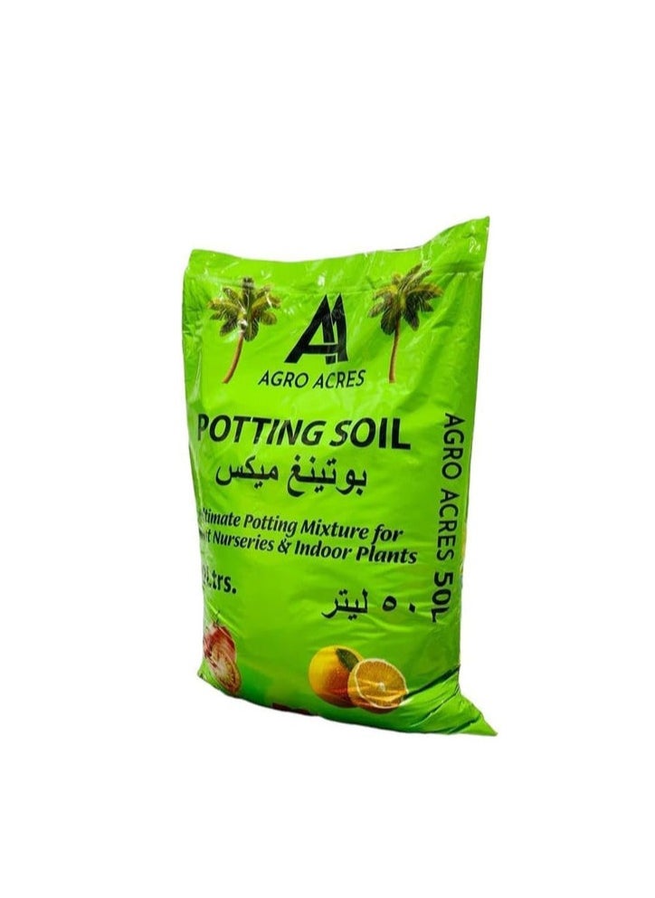 Agro Acres High Grade Potting Soil for Plants 50ltr