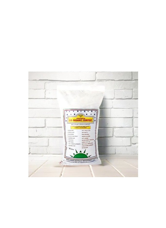 Vegetarian Bio Organic Compost 50-Ltr Ideal use for all indoor outdoor plants