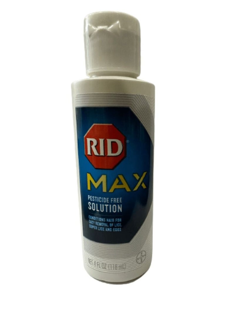 RID MAX Pesticide Free Solution 118ml