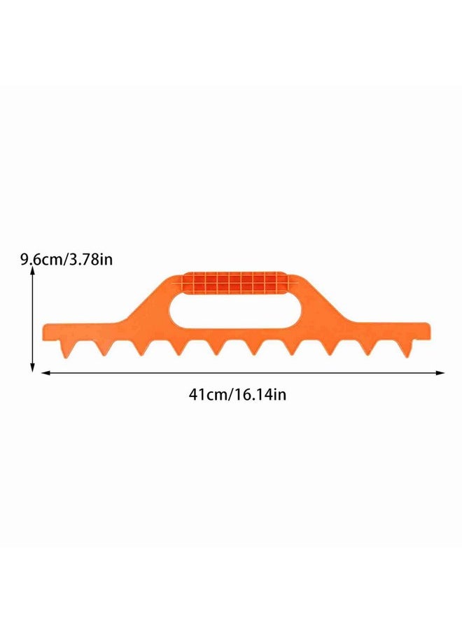 7/8/9 Frame Hive Spacer For Spacing Bee Frames, Bee Hive Frame Spcing Tool For Spacing 8 Frames In A 10 Frame Sized Box, Beekeeping Equipment(Orange 9 Frame)