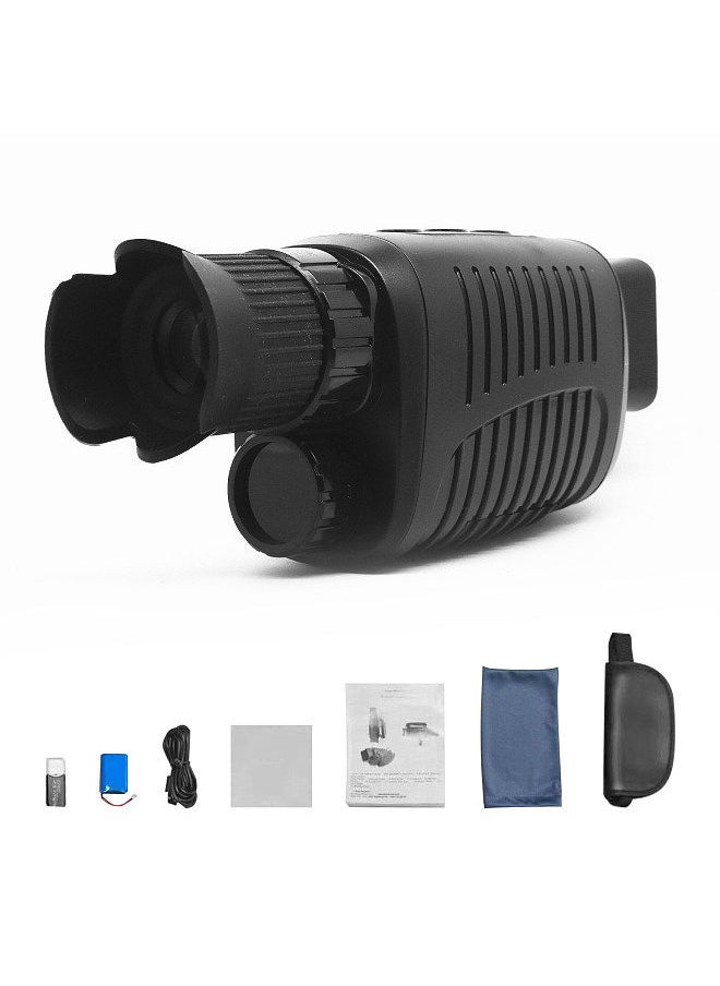 Outdoor Night-Visions Device Infrared Optical Monocular Device 10 Languages 5X Digital Zoom Photo Video Playback 500~1000M Full Dark Viewing Distance for Outdoor Hunt Boating