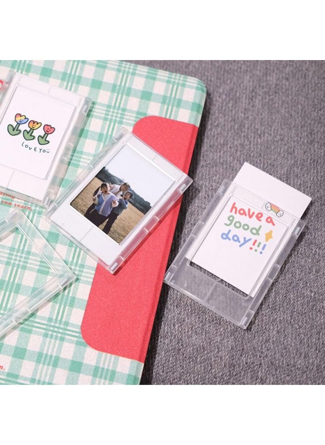 S Mini Refrigerator Magnets Photo Frame For 2X3 Film, Maehsab 3 Inches Mini Fridge Magnetic Picture Frame For Polaroid Fujifilm Instax Film, Small Picture Holder For Fridge Table Locker Whiteboard