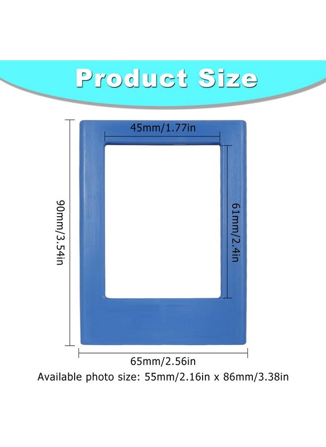 S Mini Refrigerator Magnets Photo Frame For 2X3 Film, Maehsab 3 Inches Mini Fridge Magnetic Picture Frame For Polaroid Fujifilm Instax Film, Small Picture Holder For Fridge Table Locker Whiteboard