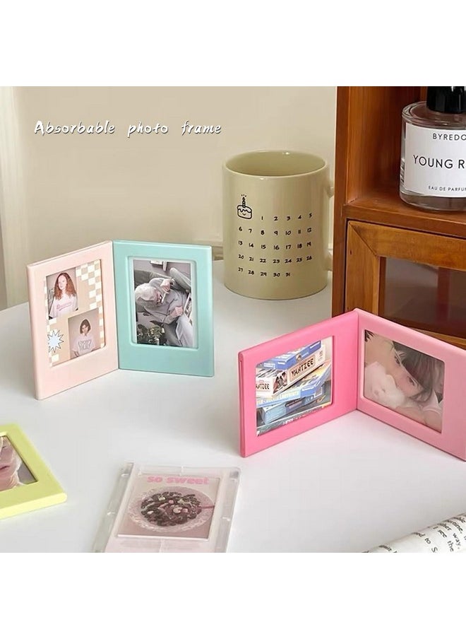 S Mini Refrigerator Magnets Photo Frame For 2X3 Film, Maehsab 3 Inches Mini Fridge Magnetic Picture Frame For Polaroid Fujifilm Instax Film, Small Picture Holder For Fridge Table Locker Whiteboard