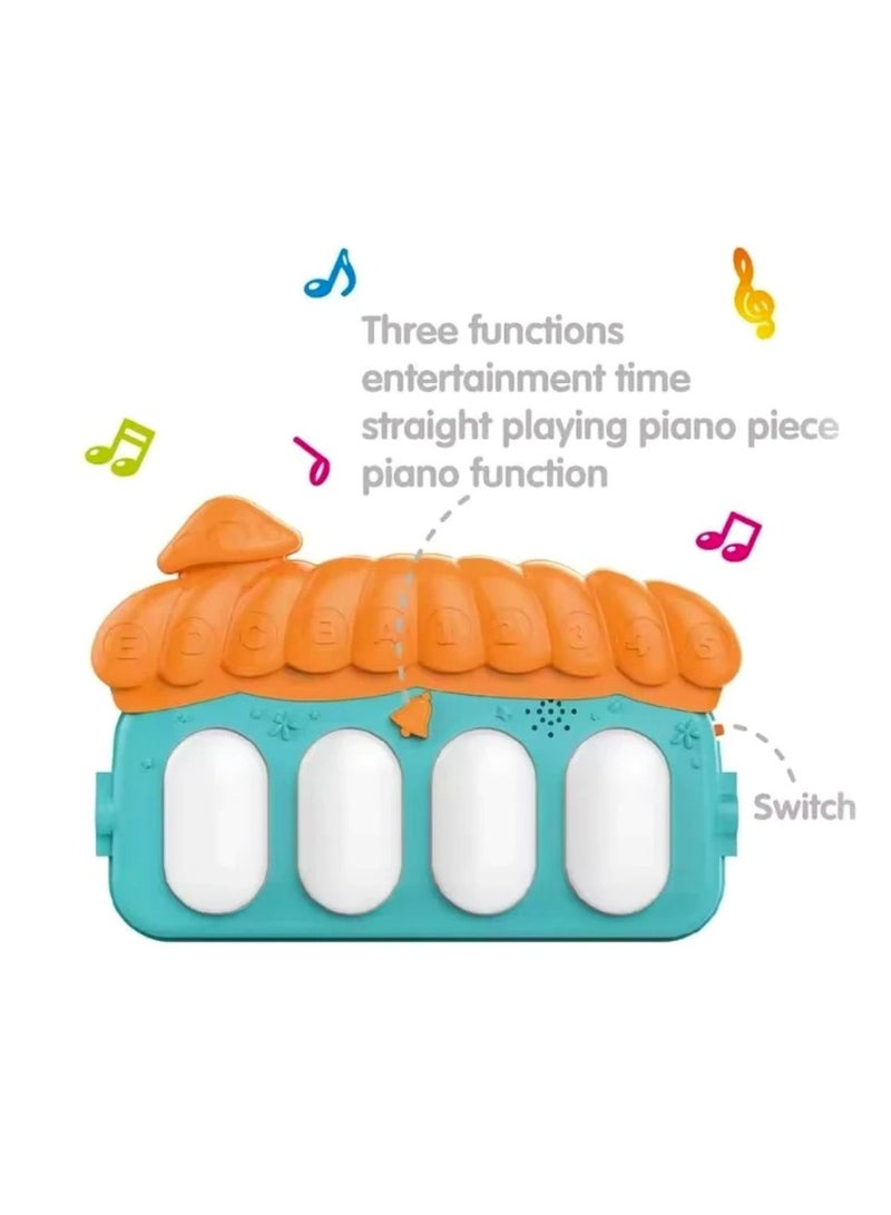 Music Lighting Portable Lightweight Soft Comfortable Piano Gym Fitness Mat For Baby