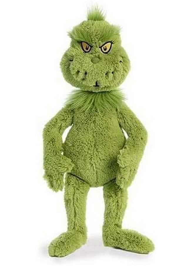 World Plush - Dr. Seuss The Grinch 18In With Dr. Seuss Cindy Lou Who 12In