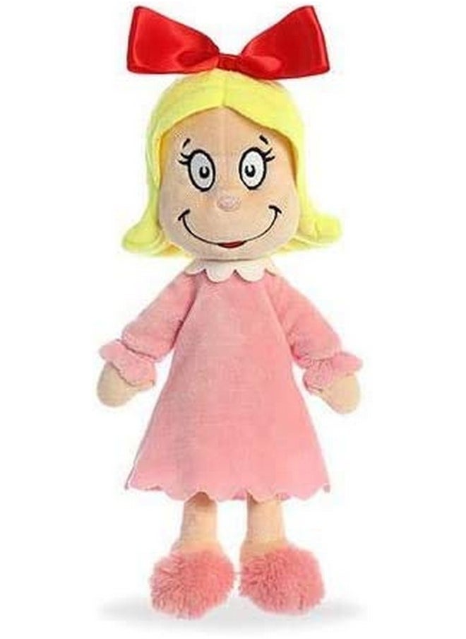 World Plush - Dr. Seuss The Grinch 18In With Dr. Seuss Cindy Lou Who 12In