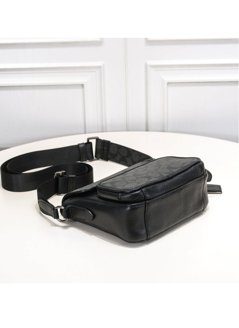 house Coach Men's Crossbody Shoulder Bag 22*20*6cm