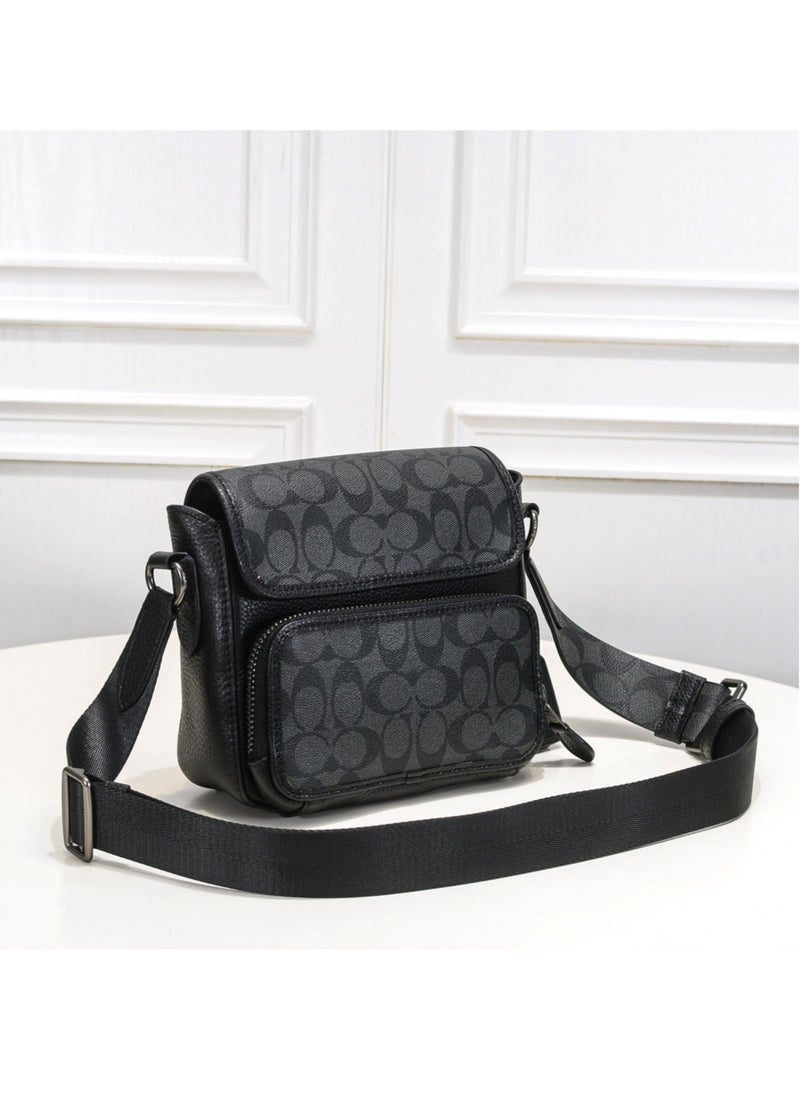 house Coach Men's Crossbody Shoulder Bag 22*20*6cm