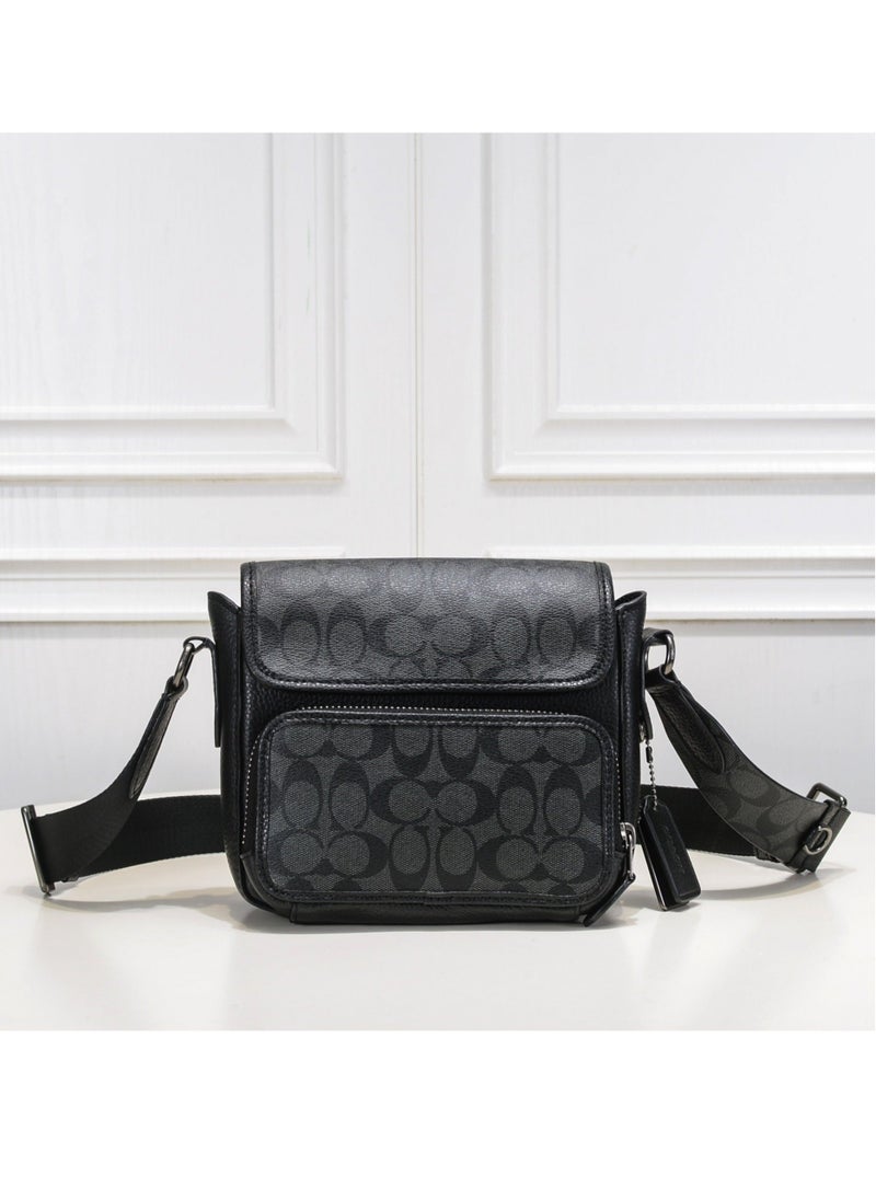 house Coach Men's Crossbody Shoulder Bag 22*20*6cm