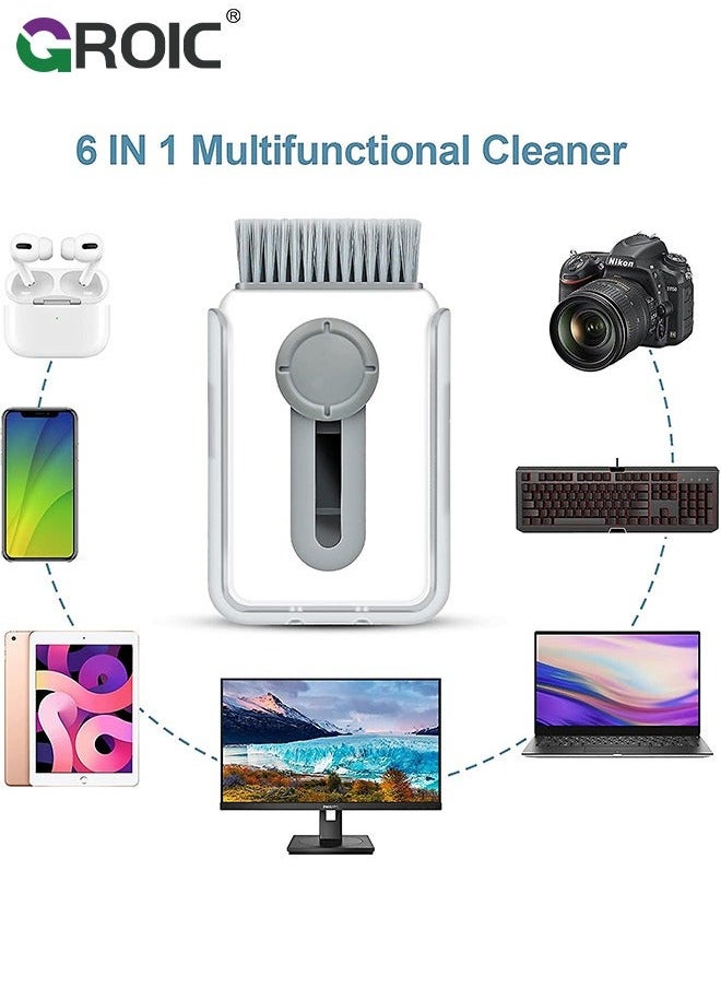Laptop Screen Keyboard Cleaner Kit for Computer Macbook Airpod Phone iPhone Pro, Multifunctional Cleaning kit, Electronic Earbud Pen Brush Tool iPad, iPod, Headphone, Tablet,TV Camera Len