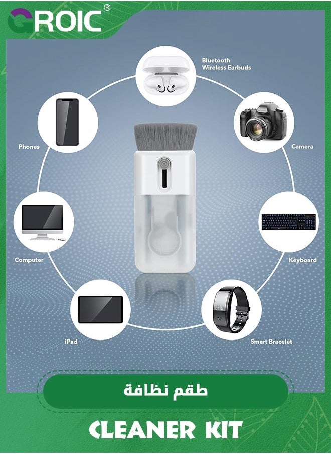 Electronics Cleaner Kit, 6-in-1 Keyboard Cleaning Multifunctional Electronic Tool for Earbuds/Phone/Laptop/PC Monitor/Camera/Watch