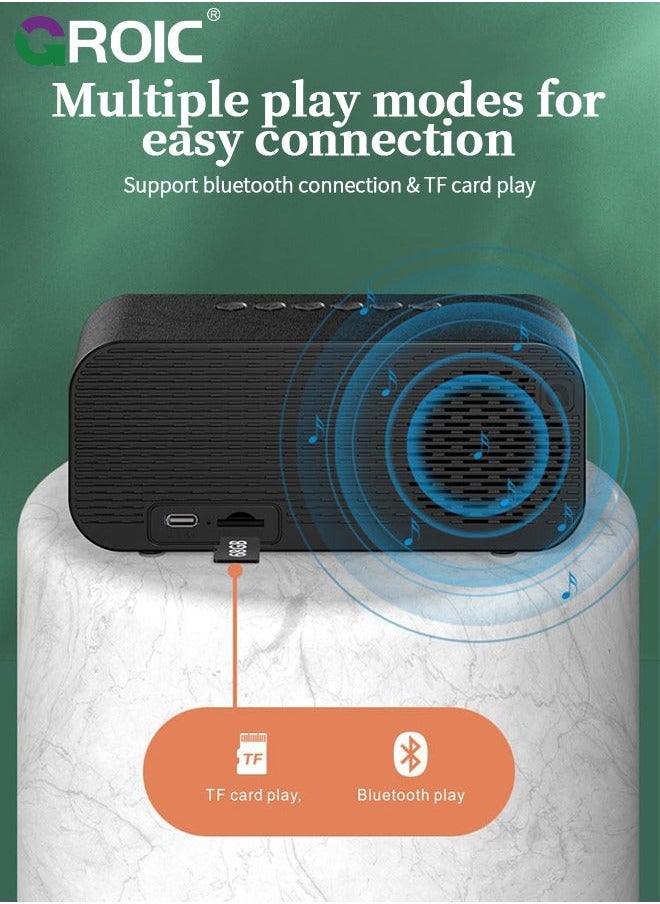 Dual Alarm Clock Radio with Weekday/Weekend, LED Display for Bedroom, USB Charging Port, Precise Volume Control, Auto-Off Timer