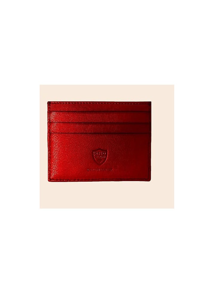 Philippe Morgan RFID Leather Card Holder