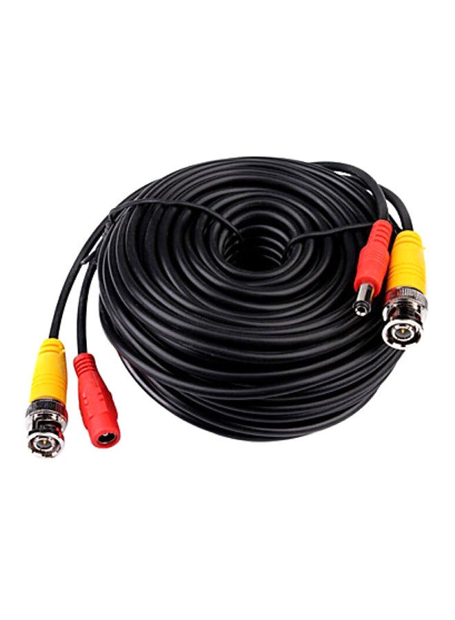 CCTV Coaxial BNC Cable Black