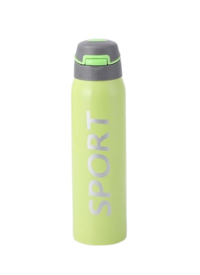 Twisoo Stainless Steel Sports Water Bottle – Vacuum Insulated & Leak Proof (500ml, Green)