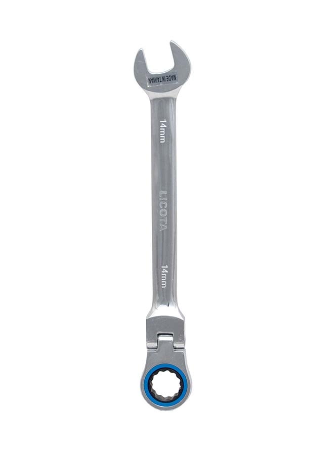 72-Teeth Combination Ratchet Wrench Silver 19x2.7x1cm