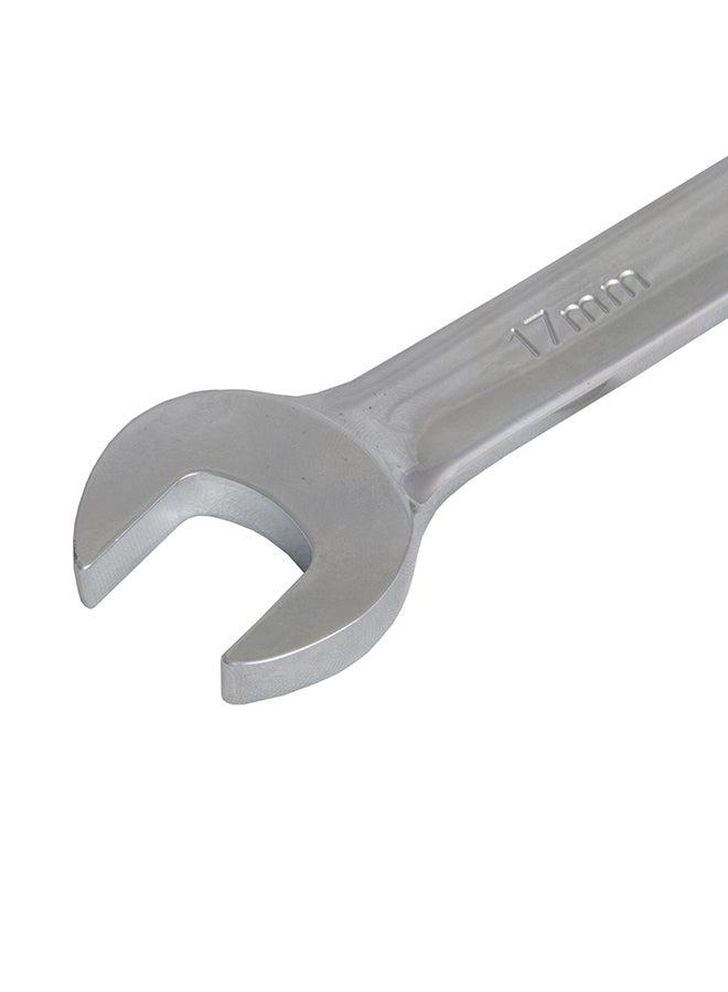 72-Teeth Combination Ratchet Wrench Silver 17mm