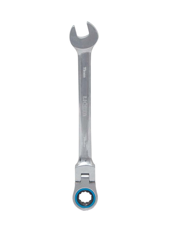 Combination 72-Teeth Ratchet Wrench Silver 17.4x2.4x1cm