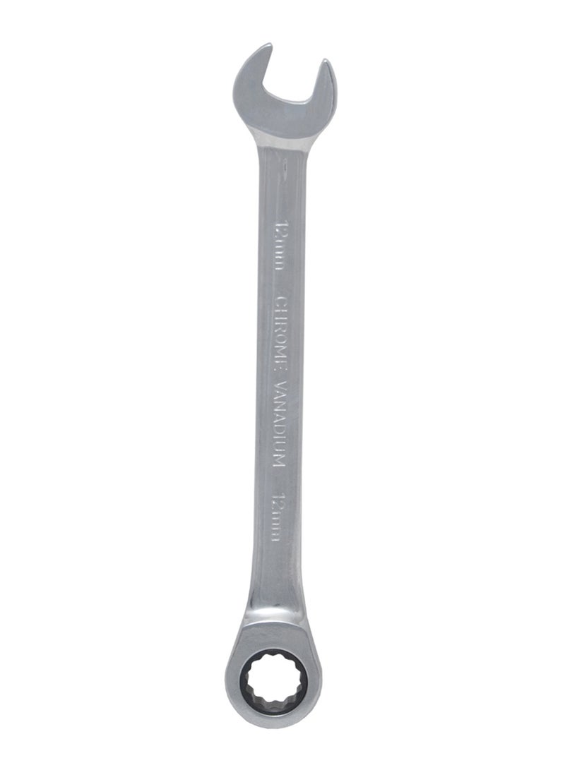 Ratchet Combination Wrench Silver/Blue/Black