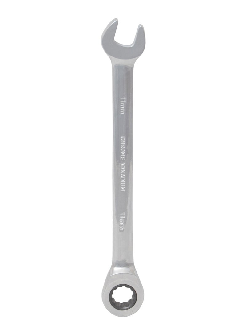 Ratchet Combination Wrench Silver/Blue/Black