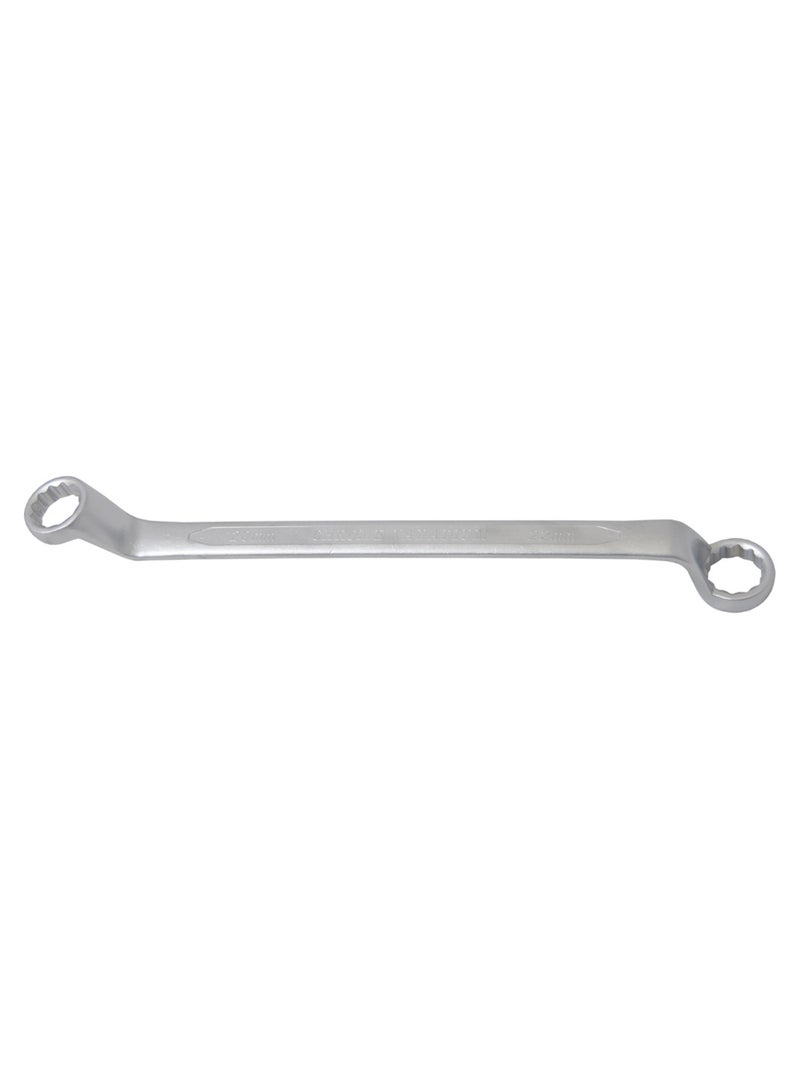 75-Degree Angled Double Ring Wrench Silver