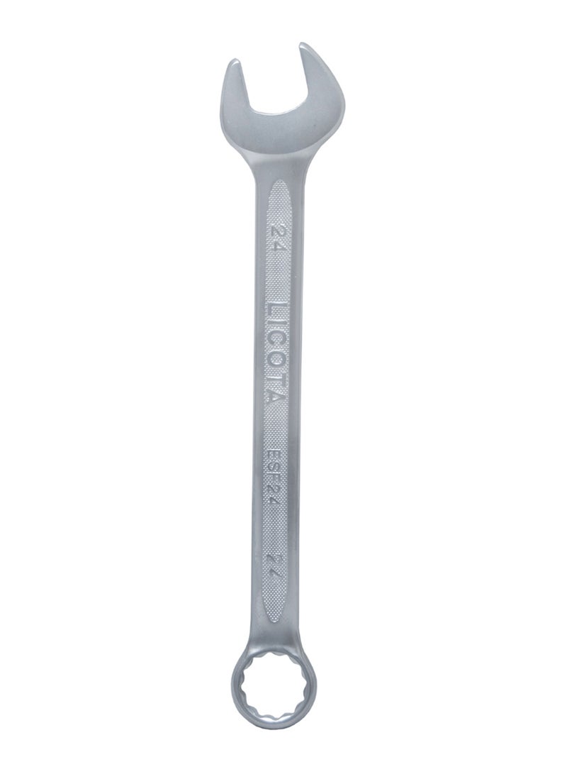 15-Degree Angled Combination Wrench Silver