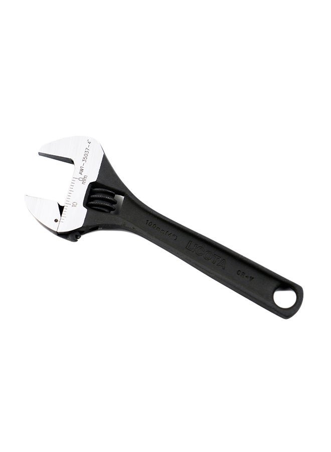 Adjustable Wrench Black/Silver 4inch