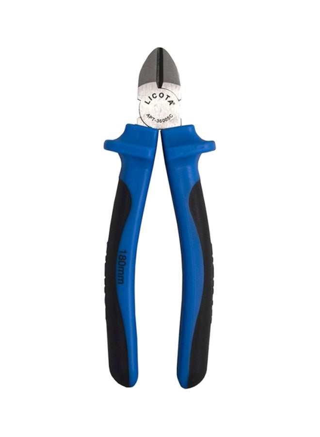 Diagonal Cutting Pliers Blue/Black/Silver 180mm