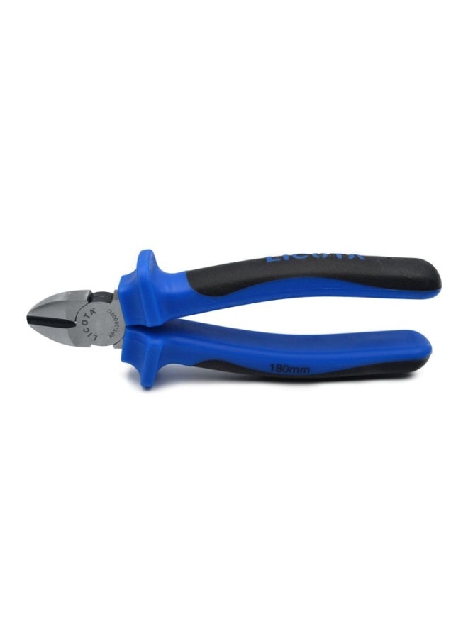 Diagonal Cutting Pliers Blue/Black/Silver 180mm