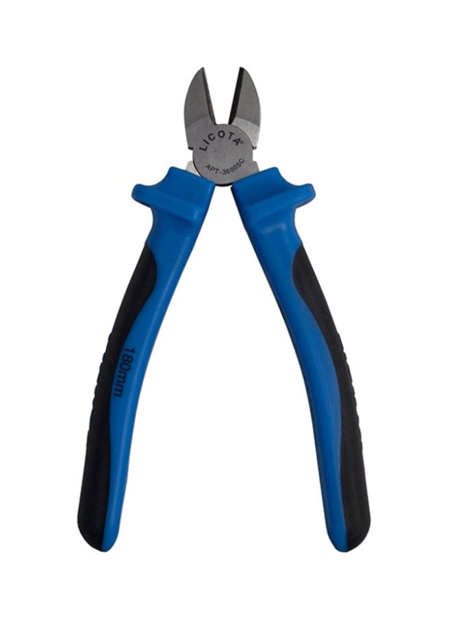 Diagonal Cutting Pliers Blue/Black/Silver 180mm