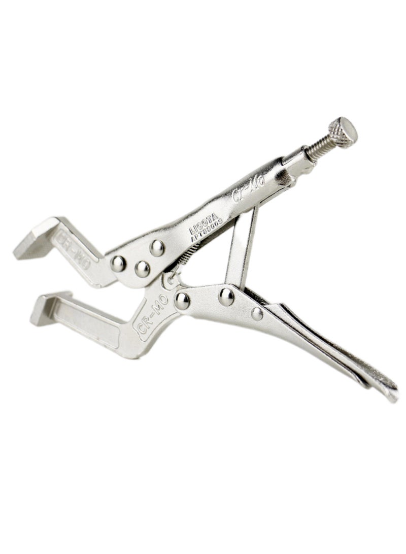 Manual Vice Curly Clamp Plier Silver