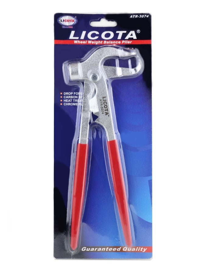 Wheel Whight Plier Red/Silver 12 x 29 x 3cm