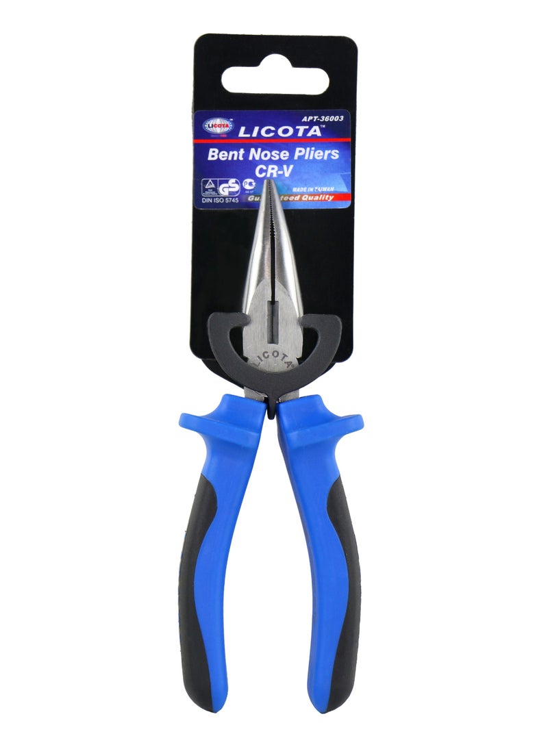 Bent Nose Plier Blue/Black/Silver