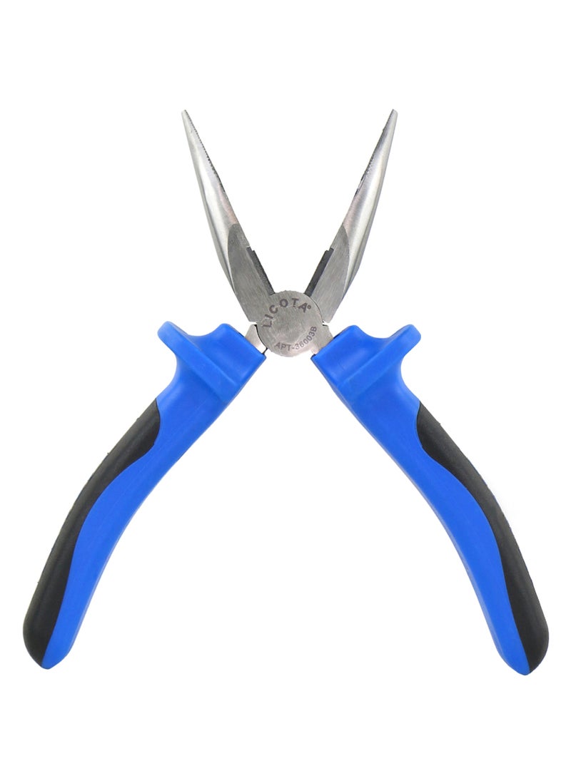 Bent Nose Plier Blue/Black/Silver