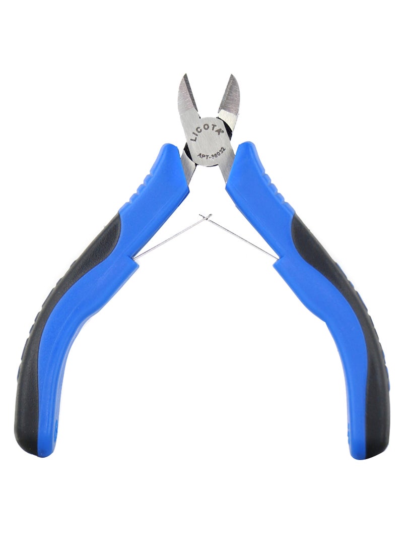 Mini Diagonal Side Cutter Black/Blue/Silver 110mm