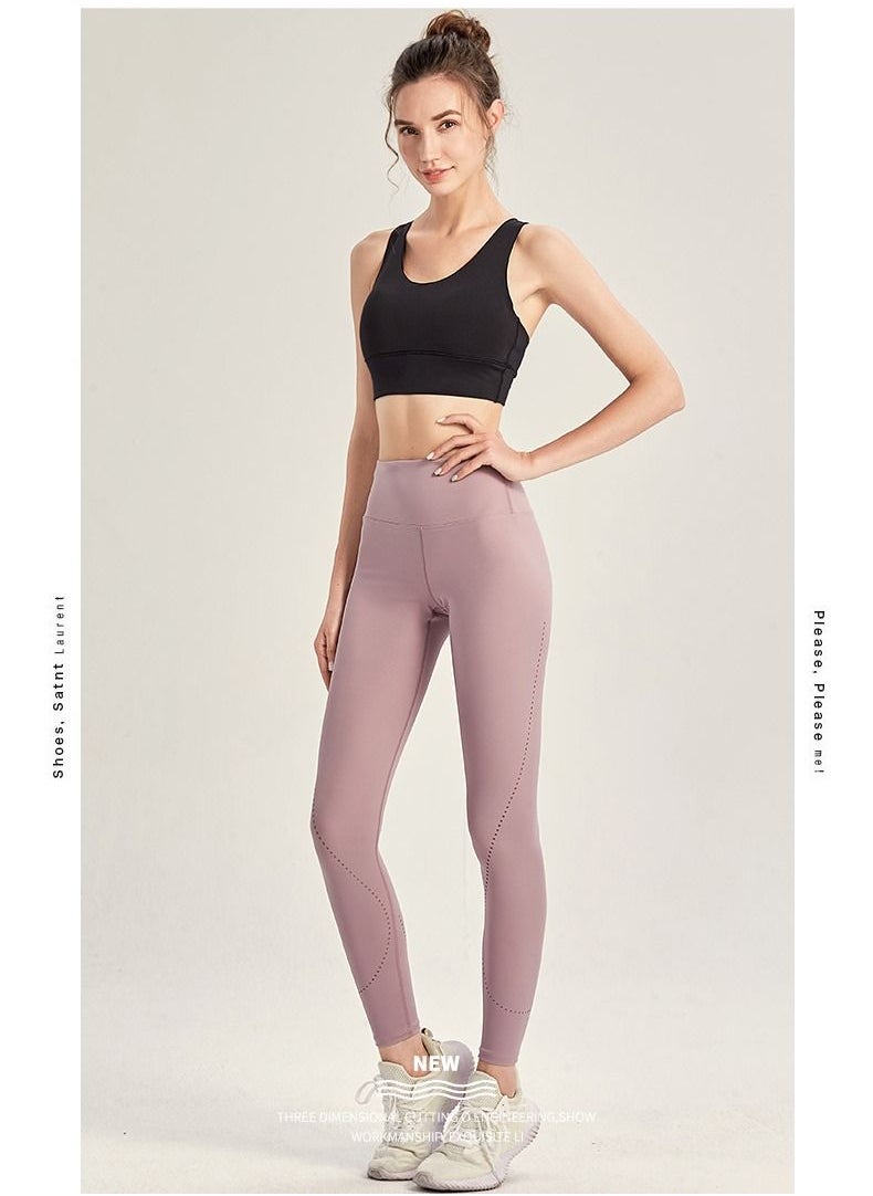 Solid Stretch Yogo Pants Pink