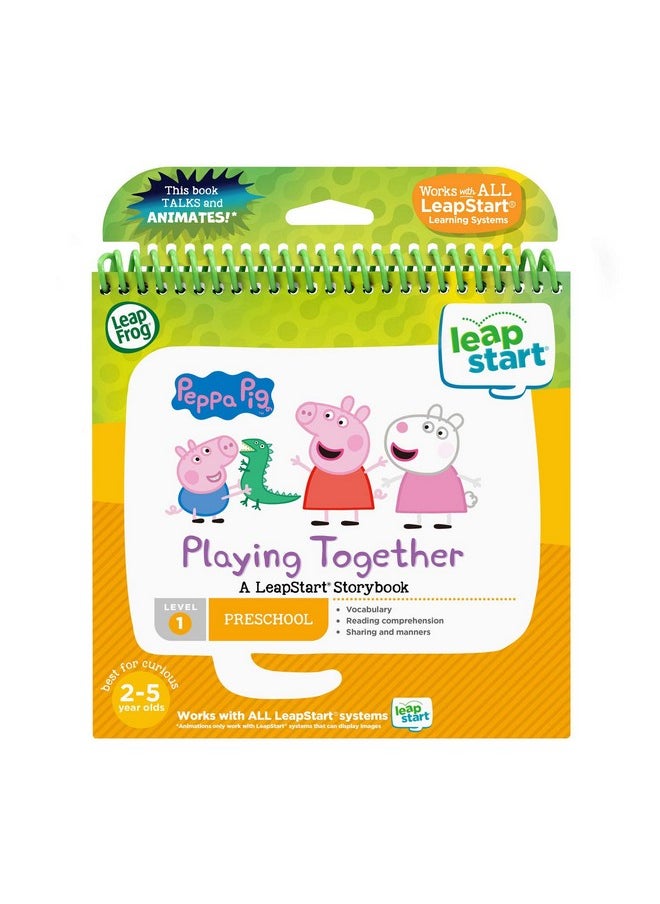 LeapFrog Leapstart 3D Peppa Pig Playing Together Book, Level 1