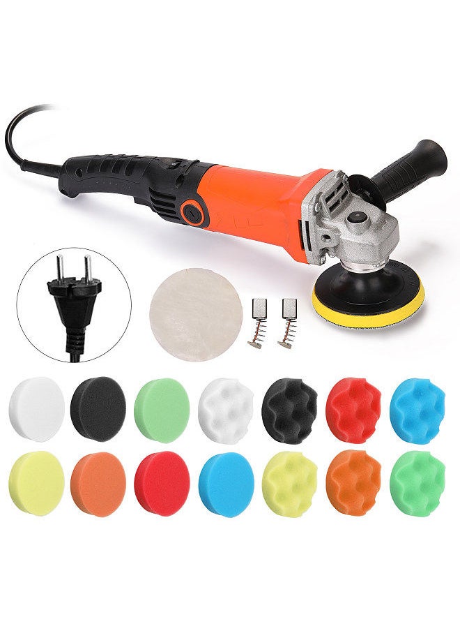 1200W 220V Adjustable Speed Car Electric Polisher Waxing Machine Automobile Furniture Polishing Tool